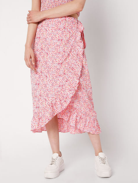 Pink Floral Co-ord Skirt