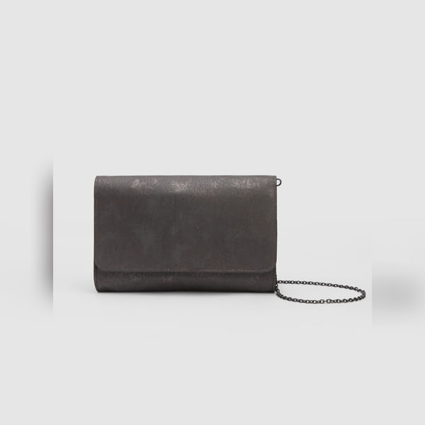 BESTSELLER CLOTHING Grey Snake Skin Textured Sling Bag