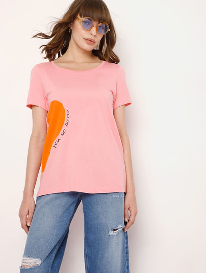 Pink Graphic T-shirt