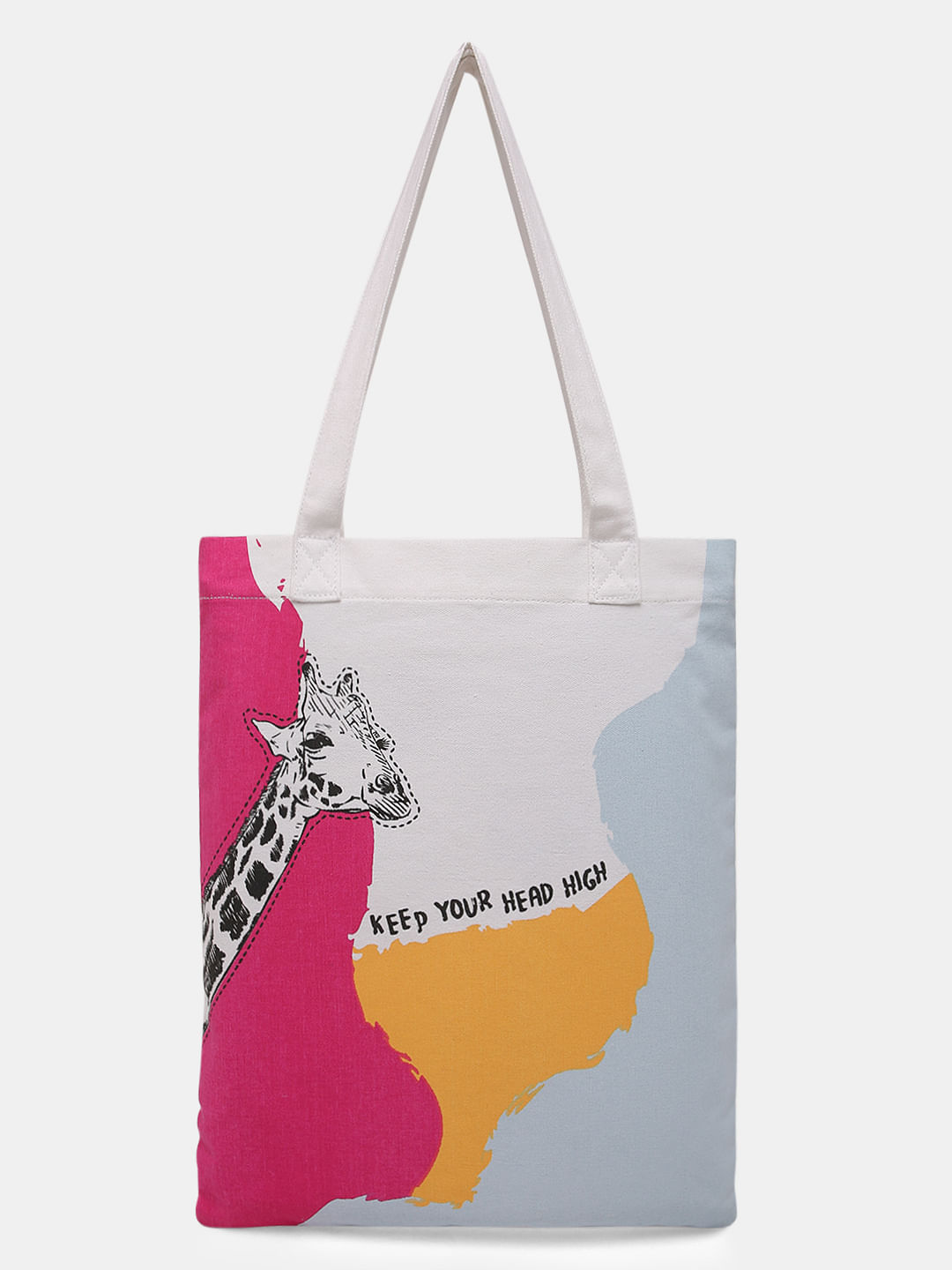 Giraffe print hot sale tote bag