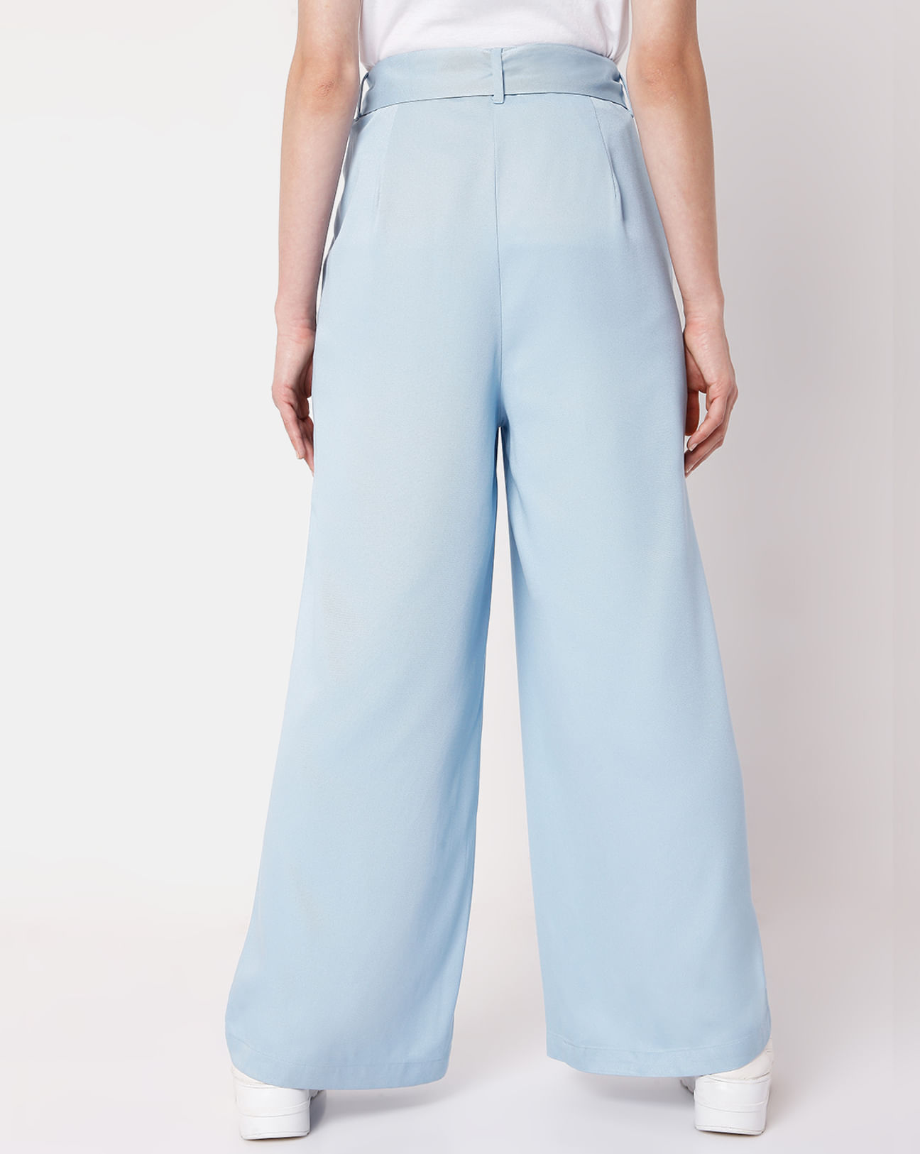 Buy Blue High Waist Pants for Women Online