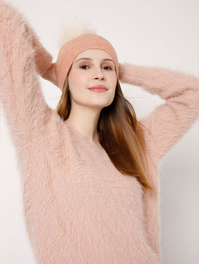 Pink Woollen Winter Hat
