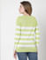 Green Striped Pullover