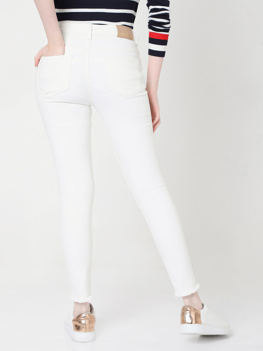 Womens White Ankle Jeans  Nordstrom