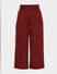 Red High Rise Culottes 