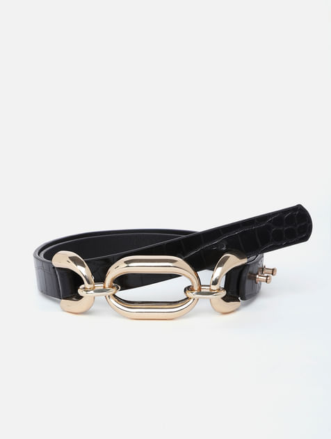 Black & Gold Waist Belt