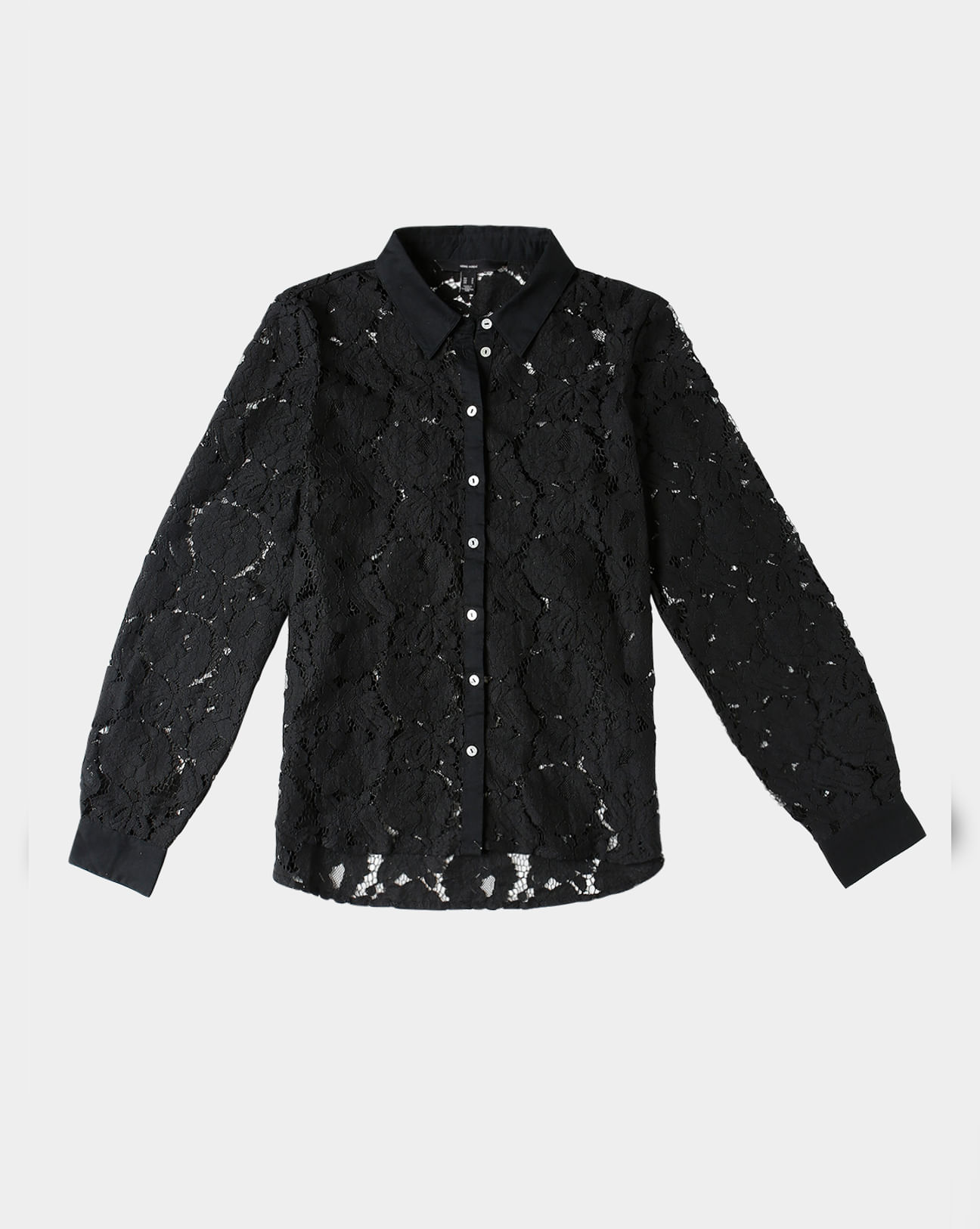 Lace Black Shirt