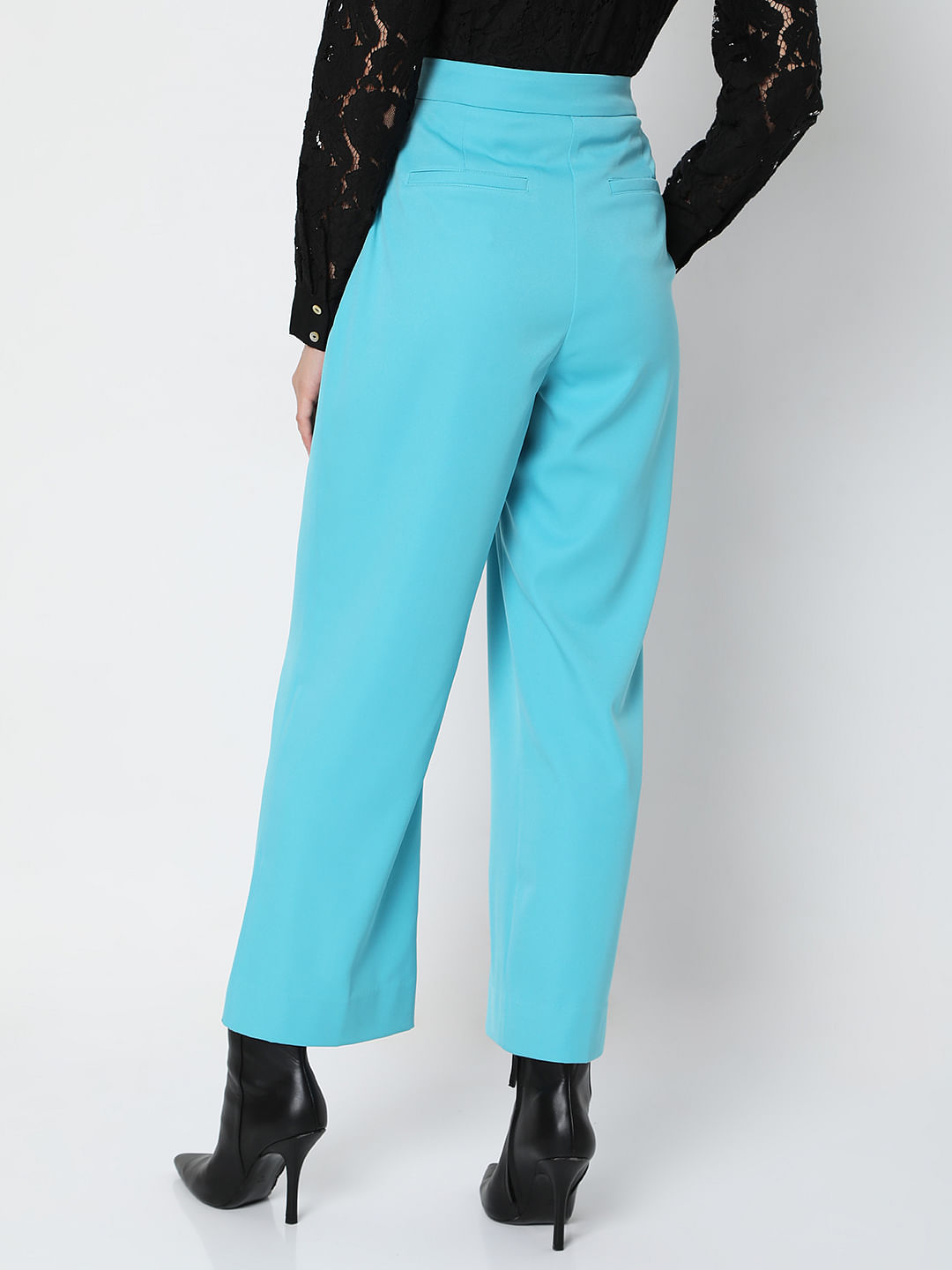 Ruffled HighWaist Trousers  35 Pant Outfit Ideas That  Gasp  Arent  Jeans  POPSUGAR Fashion Middle East Photo 19