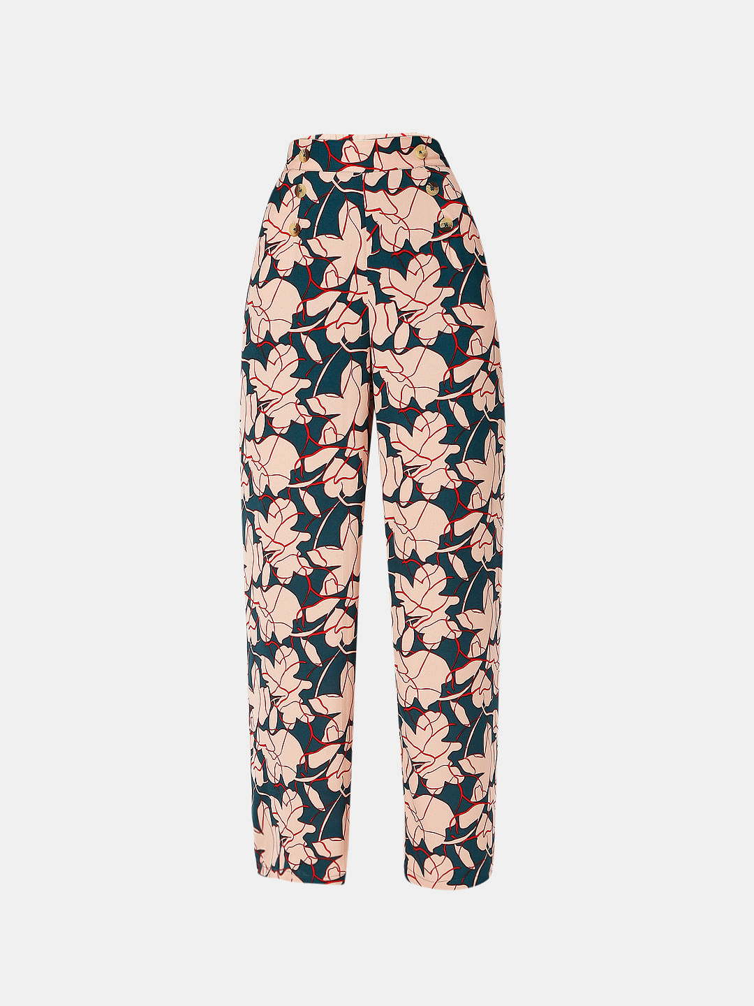 Floral Straight Pant  Pants for Women