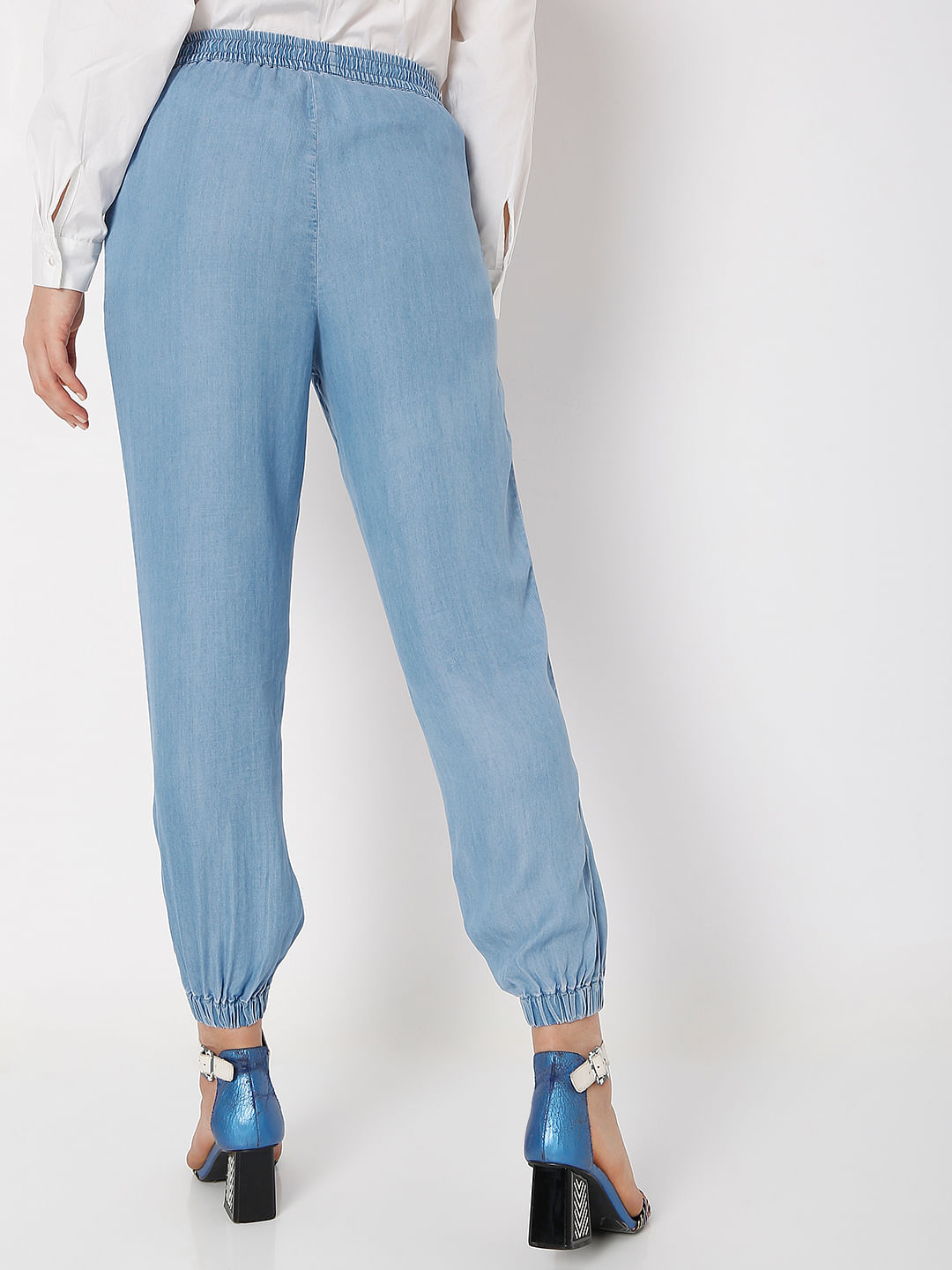 Buy AYOMIS Women's Low Waist Mini Hot Pants Denim Hot Pants High Waist  Beach Shorts Clubwear(Blue-M) Online at desertcartINDIA