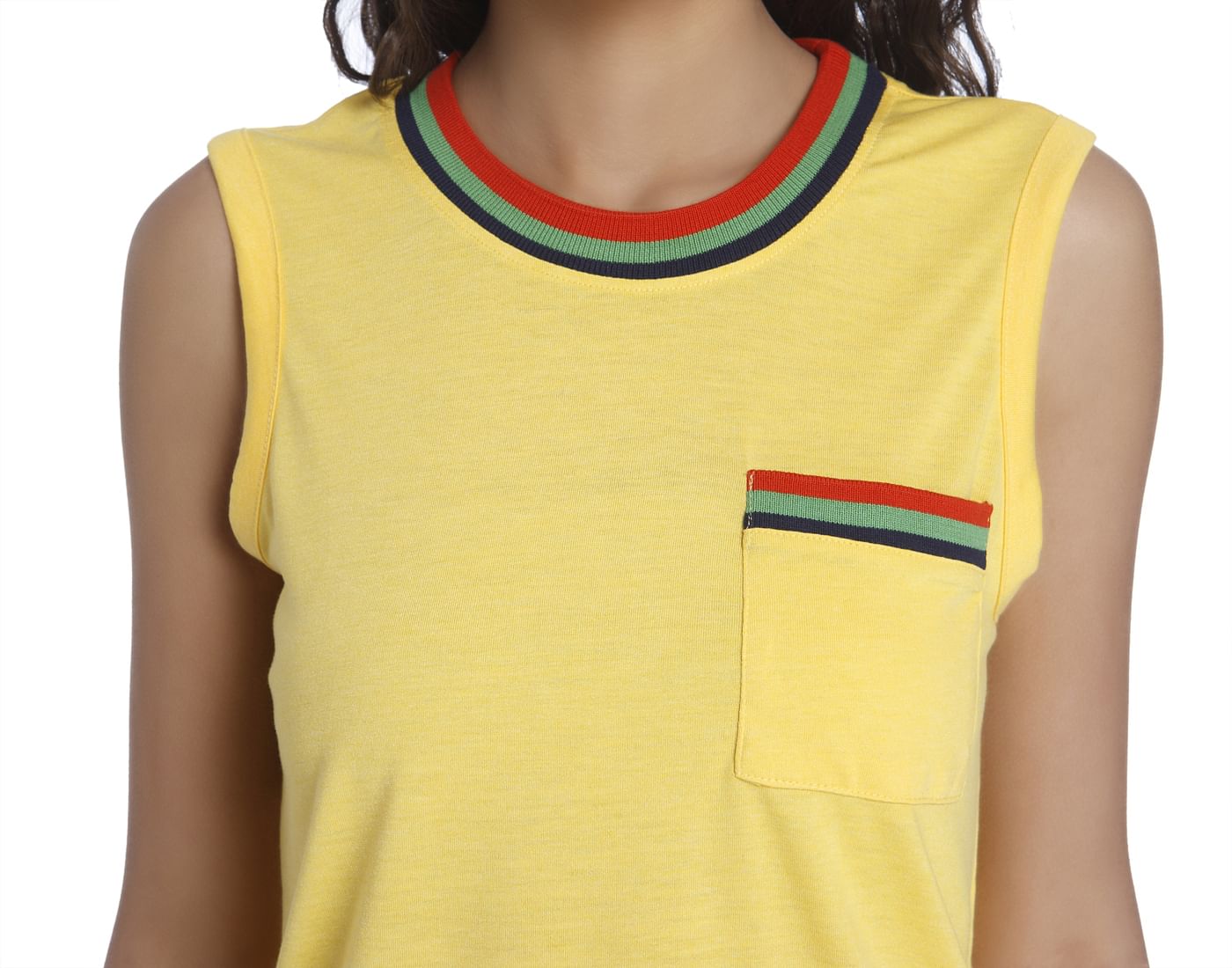 vero moda yellow top