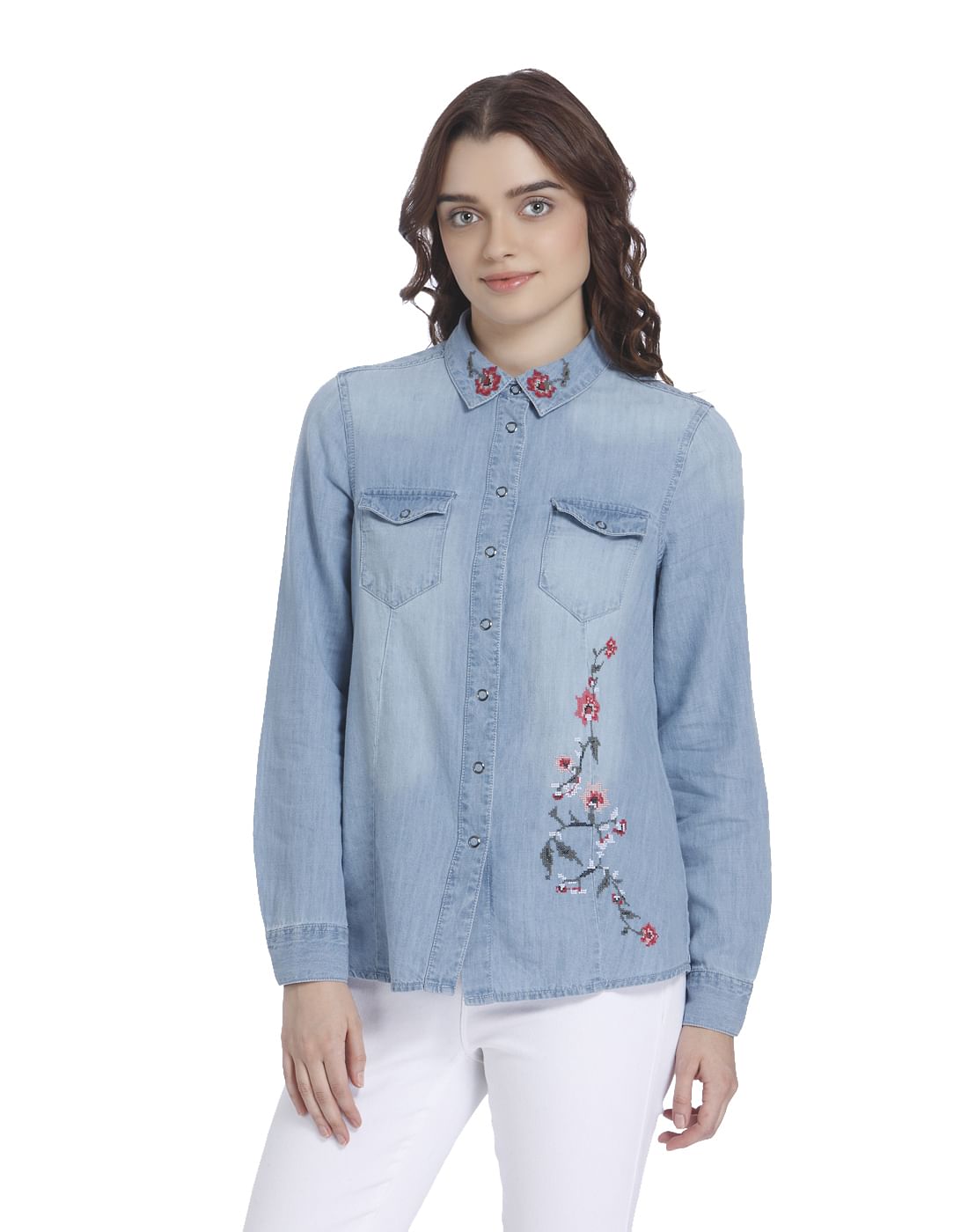 womens denim shirt online india