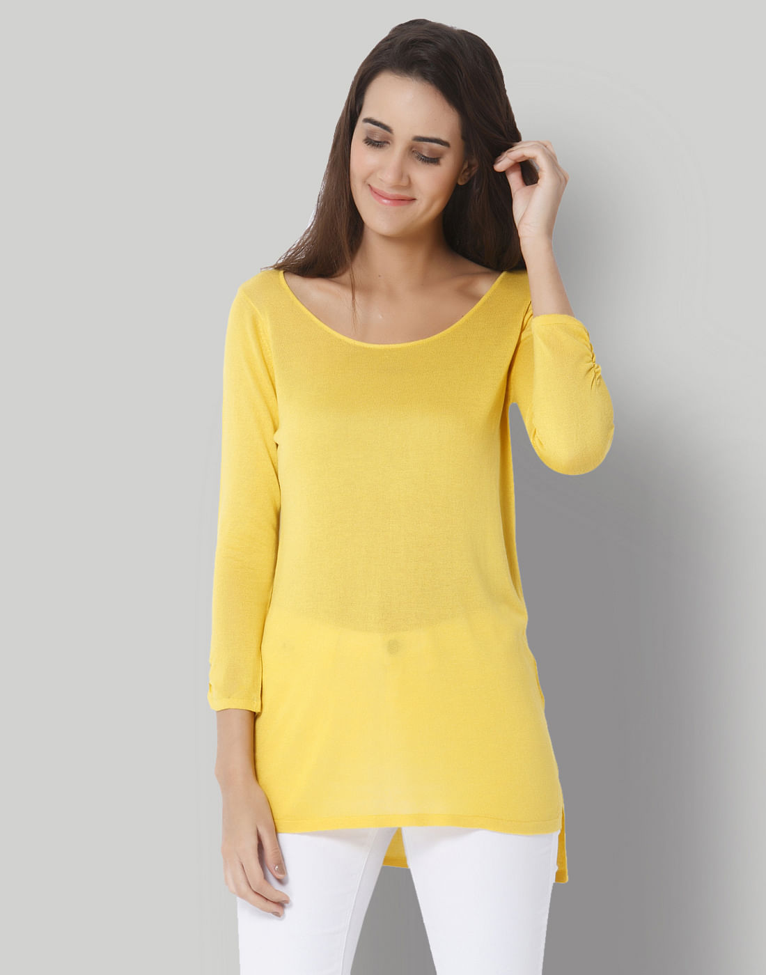 high low sweater top