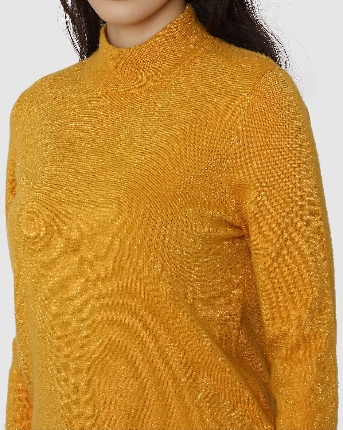 blaze orange turtleneck