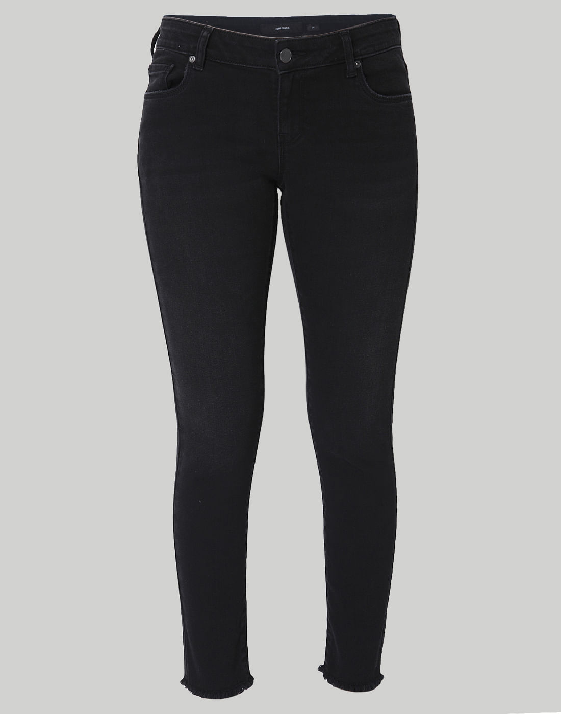 low waist black skinny jeans
