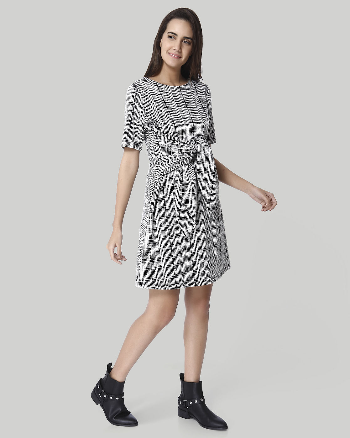 tie shift dress