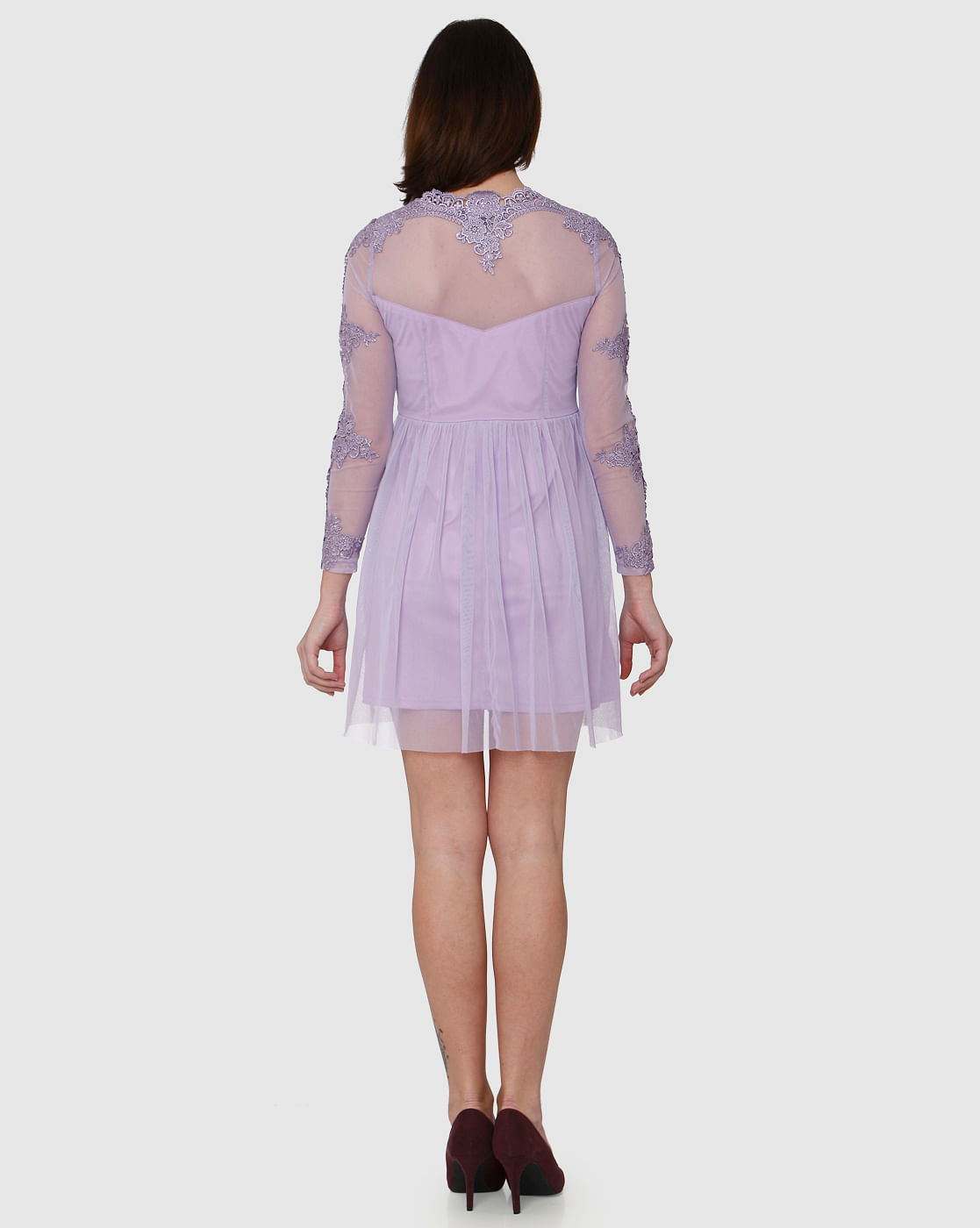 vero moda lavender dress