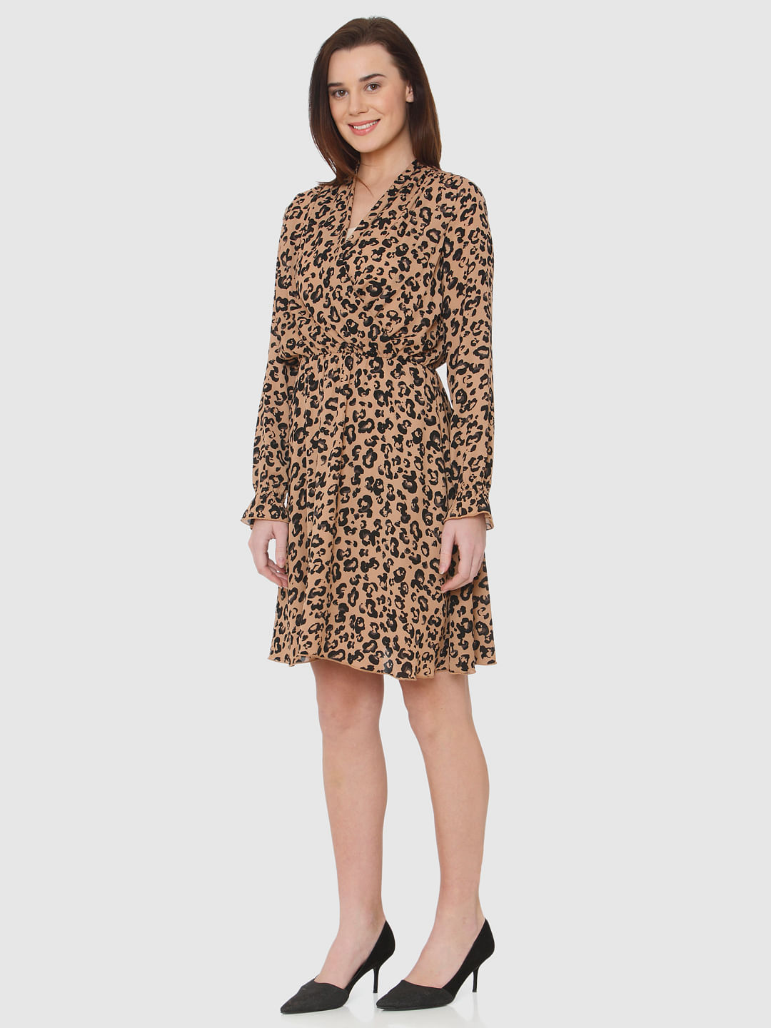 vero moda leopard print dress