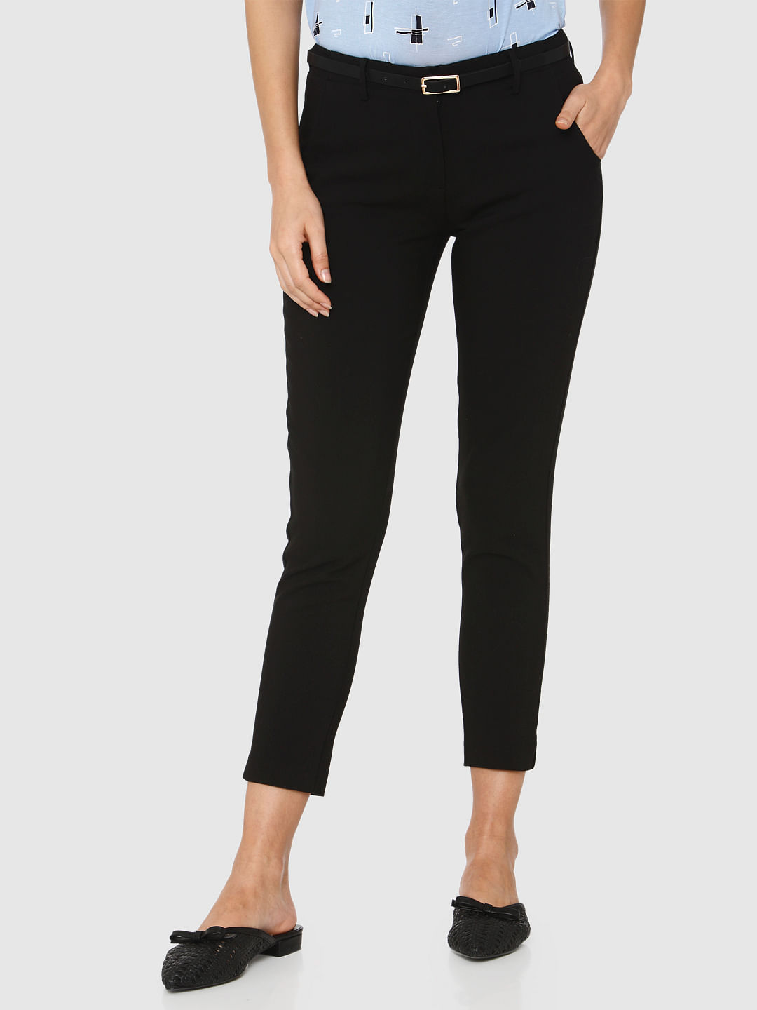 Buy Black Trousers  Pants for Women by Koton Online  Ajiocom