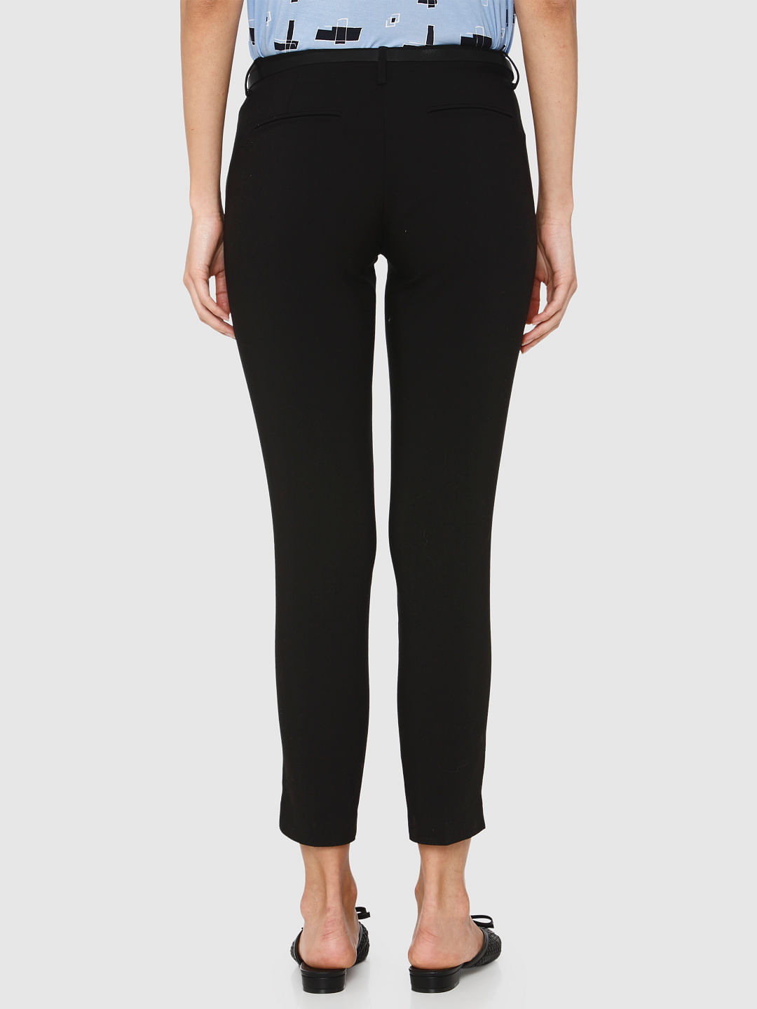 Buy Black Trousers  Pants for Women by Go Colors Online  Ajiocom