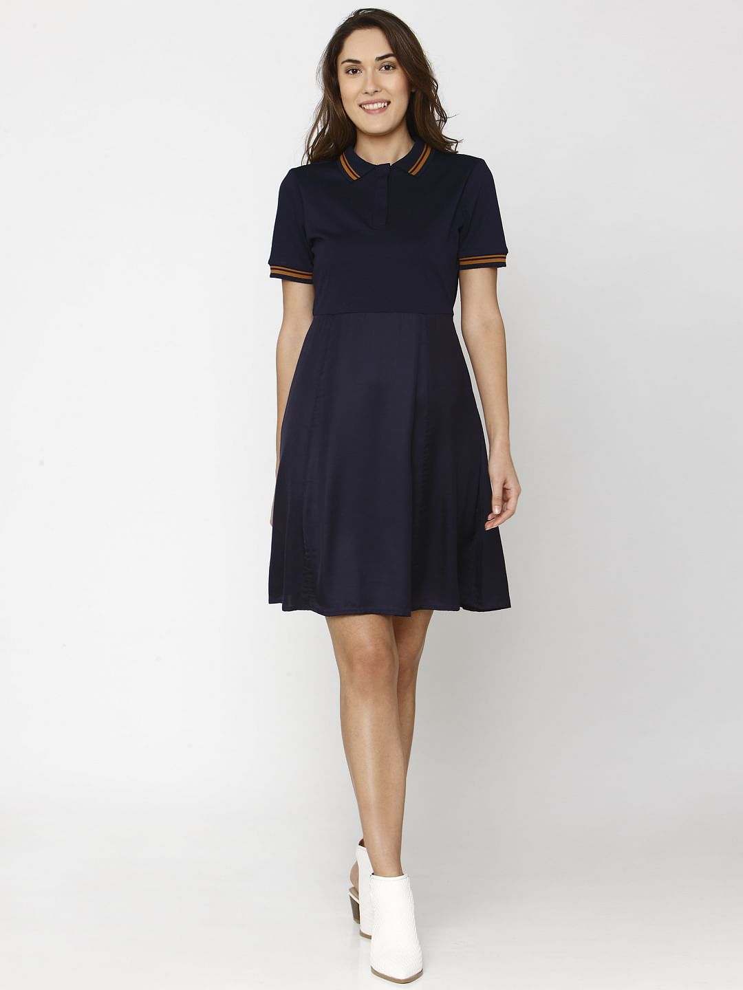 vero moda fit and flare dress