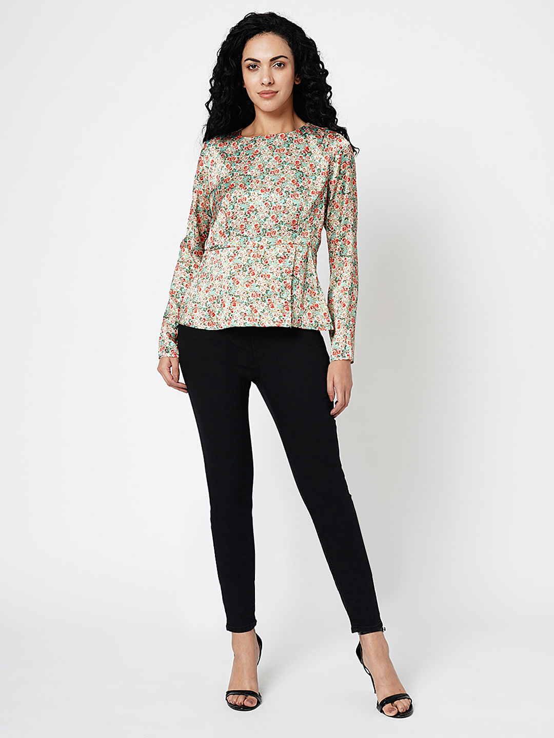 Peplum top store vero moda