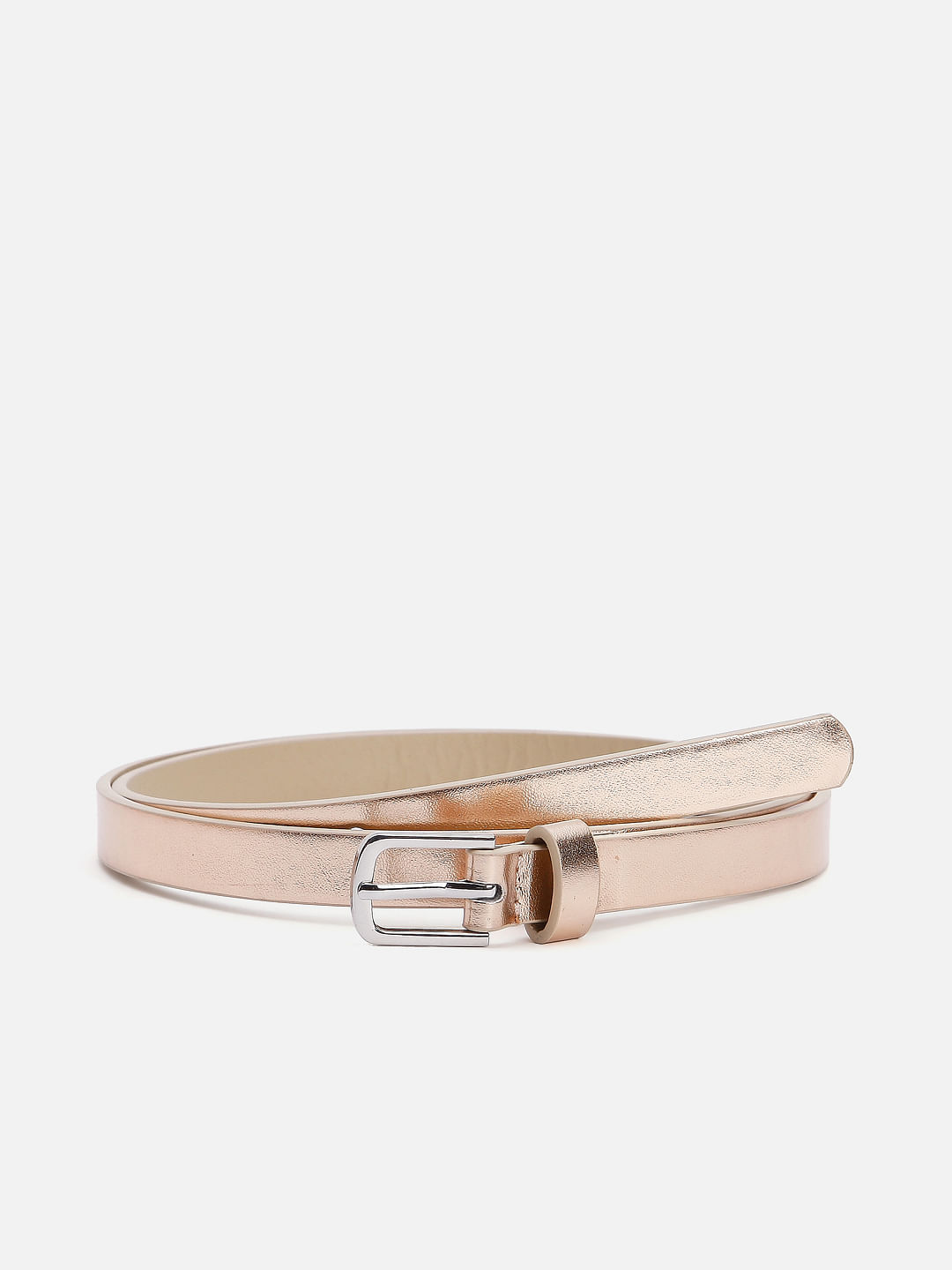 Rose gold skinny on sale belt