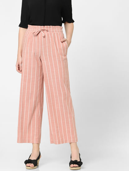 Pink Striped Pants