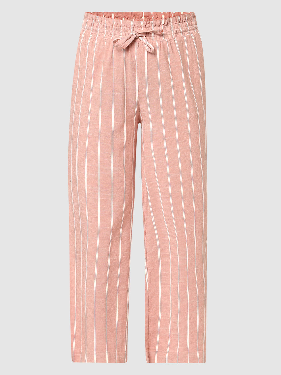 Buy CODE by Lifestyle Pink Striped Pants for Women Online  Tata CLiQ