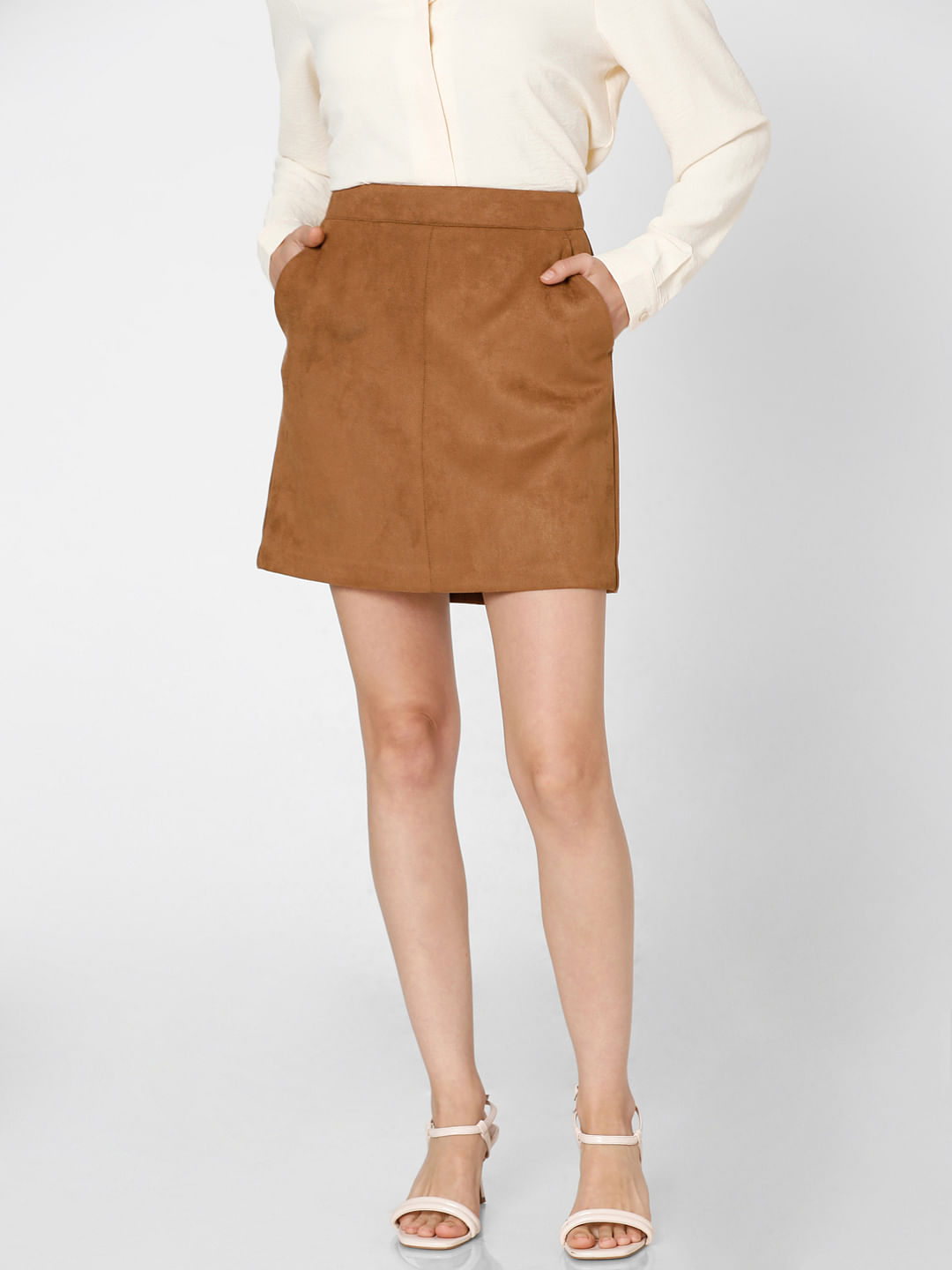 Tan skirt clearance mini