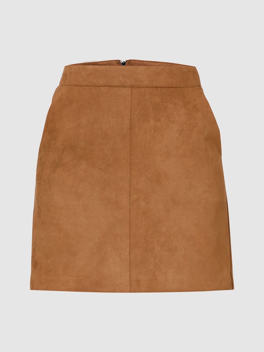 Vero moda faux outlet suede skirt