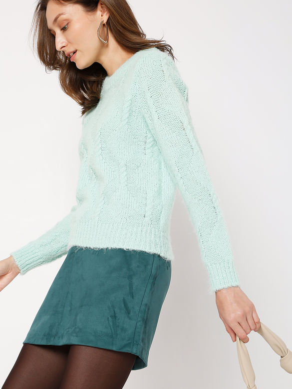 Mint Green Pullover