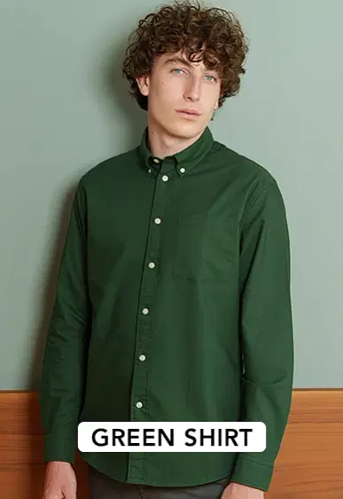 Green Shirts for Men